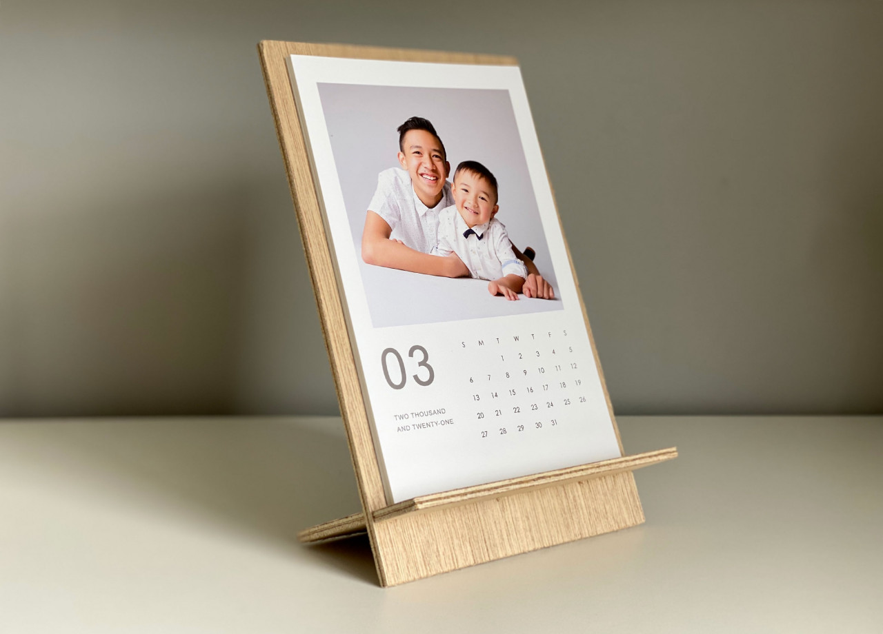 9x6 Timber Calendar