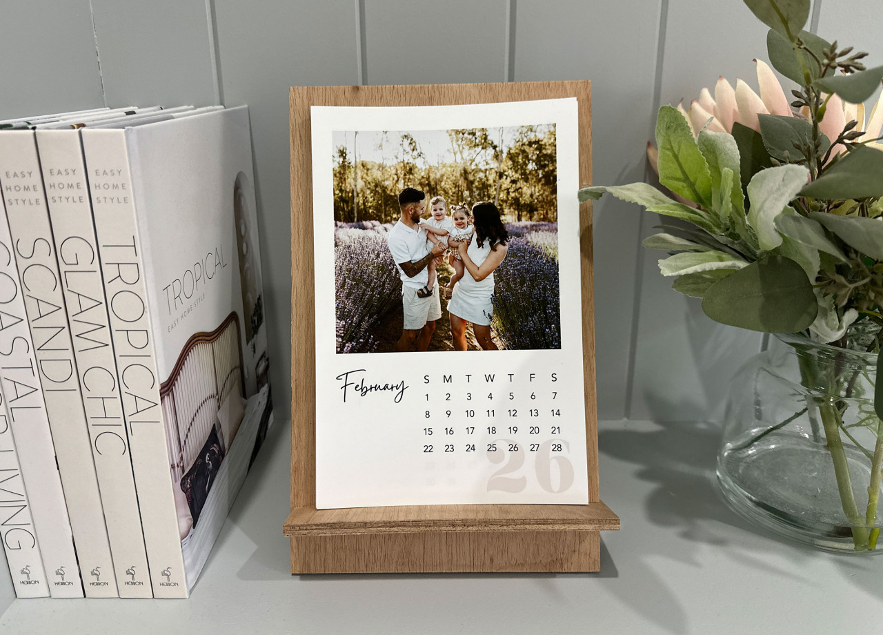 9x6 Timber Calendar